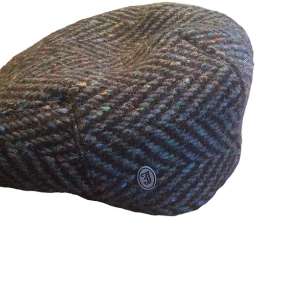 Jaxon & James Stravalley Donegal Tweed Herringbone Flat Cap - Picture 4 of 10